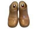 Tommy Hilfiger Vintage 90's Y2K  Block chunky Heel laser cut Clogs, Sz 7 Photo 3