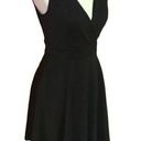 Soprano NWT  Black Plunging Sexy Fit & Flare Dress Photo 0