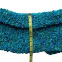 infinity Bulky Handmade knit  Scarf or Dickey in Turquoise, Green & Blue Photo 4