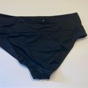 Nike  Essentials High Waist Swim Bottoms Performance Womens Size XL Black Pocket Photo 4