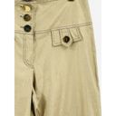 Cache  GOLD LINEN BLEND WOMEN'S VINTAGE WIDE LEG PANTS SIZE 12 33 INCH INSEAM Photo 7