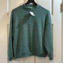 Lush Clothing Lush NWT Teal Textured Drop Shoulder Sweater in Frosty Spruce - Size XS Photo 0