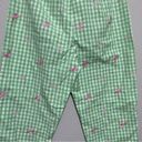 Lilly Pulitzer  Vintage Cropped Plaid Pants with Butterflies Photo 9