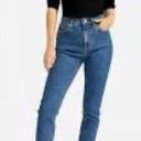 Everlane  Blue Dark Denim High high rise, skinny leg, jeans, size 25 inch regular Photo 0