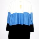 Michael Kors NWT  Color Block Open Front Cardigan Photo 2