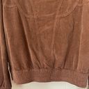 American Eagle  Outfitters Brown Corduroy Zip Up Bomber Jacket ~ Women’s Sz XS Photo 12