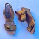 The Great Gold Taos Sandals Wedges Carousel 39 Adjustable Hook & Loop!! Photo 0