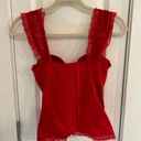 Spirit Halloween Red Lace Corset Photo 3