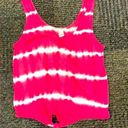 Forever 21 Pink and white  tie crop Small Photo 0