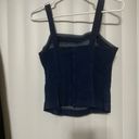 Wrapper A-List by  denim summer Capri 2pcs set. Zippered back top/bottoms Photo 7