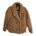 House of Harlow  1960 faux shearling double breasted teddy coat oversized Photo 0