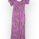 Isabel Maternity 833- Purple Floral Dress Photo 0