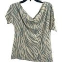 n:philanthropy Zebra Stripe Short Sleeve Tee Small New Photo 0