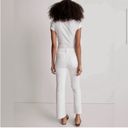 Madewell Mid Rise Kick Out Jeans in Pure White 28 NWT Photo 2