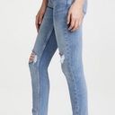 ANINE BING  gabe jean medium wash straight leg ankle distressed size 25 Photo 0