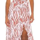 Rails Dress Frida Stripes Midi Rust Zebra S NWT Photo 0