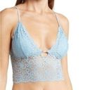 Abound  Lace Longline Blue Bralette Medium NEW Photo 0