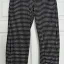 Elle  Mid Rise Black & White Check Straight Leg Cropped Pants Women's Size 2 Photo 0