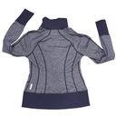 Zella  Heathered Gray Mockneck Running Jacket Photo 2