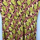 Garnet Hill  Wrap Surplice Faux Wrap Printed Dress Size L Stretch Jersey Casual Photo 2