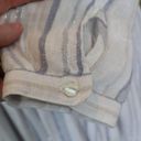 Rails Revolve  Jamine Linen Blend Mini Long Sleeve Dress Figi Stripe Size S Photo 8