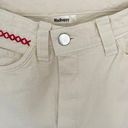 Madhappy NEW  CREAM JEANS COLORFUL DETAILED STICHING SZ EXTRA SMALL XS Photo 1