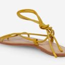 ALDO  Sandals Womens Size 8.5 US Tie Up Yellow Photo 2