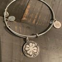 ALEX AND ANI  Four Leaf Clover Silver-Tone Bracelet Photo 0