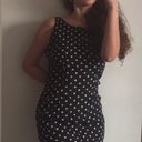 Marilyn Monroe Vintage 80s Concepts  Style Polka Dot Open Back Mini Shift Dress Photo 1