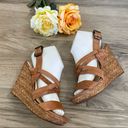 Jessica Simpson  brown wedges size 7.5 Photo 3