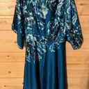 White House | Black Market V-Neck Floral Satin Fit-and-Flare Dress  size 6 Photo 1