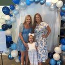 These Three Boutique Blue Organza dress Photo 4