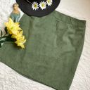 Dress Barn Vintage 90s  suede green Fall skirt Photo 11