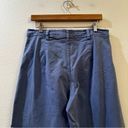 Madewell  Womens Bridget Slim Wide Leg Crop Pants Size 10 Marlin Blue Photo 6