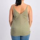 Blu Pepper | Knit Army Green Tank Top | Small Photo 4