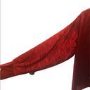 St. John  Red Tartan Print Long Sleeve Blouse 6 Red Tied Bow Career~Wear Dressy Photo 3
