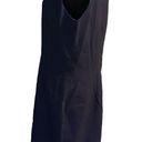 Oleg Cassini Vintage  Sleeveless Sheath Navy Blue Dress Photo 1