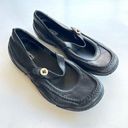 Patagonia ‎ Stitched Mary Jane Button Strap Womens Size 8 Shoes Poppy Black Photo 0