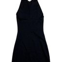 Onyx J.Bazzi Halter Dress in  Black Photo 2