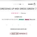 Hello Molly Dressing Up Midi Dress Green Photo 2