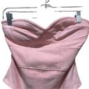 by the way. Revolve Carla Bodysuit Leotard Top Blush Light Pink Strapless Medium Photo 5