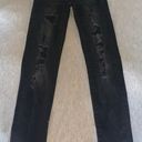 American Eagle Outfitters High Rise Skinny Jeans Black Size 00 Photo 2