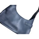 Salvatore Ferragamo  Gancini Leather Handbag Midnight Blue Hobo Bag Photo 9