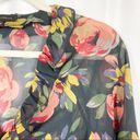 Majorelle  Floral Ruffle Semi Sheer Peasant Top Photo 5