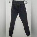 L'AGENCE L’AGENCE High Rise Gold Contrast Stitch Skinny Jeans in Dark Wash - Size 25 NWOT Photo 6