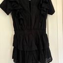 Love Shack Fancy Black Mini Heritage Dress Photo 1