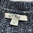 Orvis Women's XL Classic Collection Chenille Sweater Black Blue Super Soft Photo 4