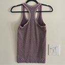 Lululemon Athletica Women’s Swiftly Tech Pink Chevron Racerback Tank Top Size 2 Photo 1