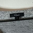 Rails  Leigh lace up grey sweater medium oversized Photo 3