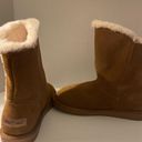 Minnetonka  Faux Fur Suede Leather Short Pull On Boots - 11 Photo 4